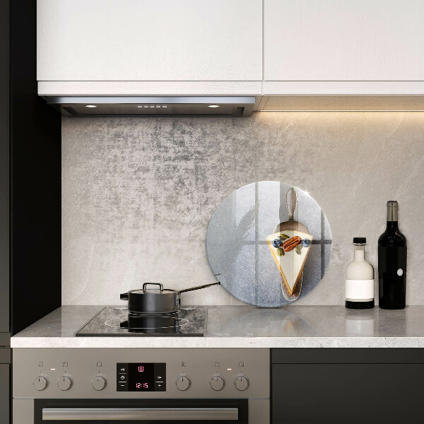 Skleněná deska do kuchyně Kus dortu