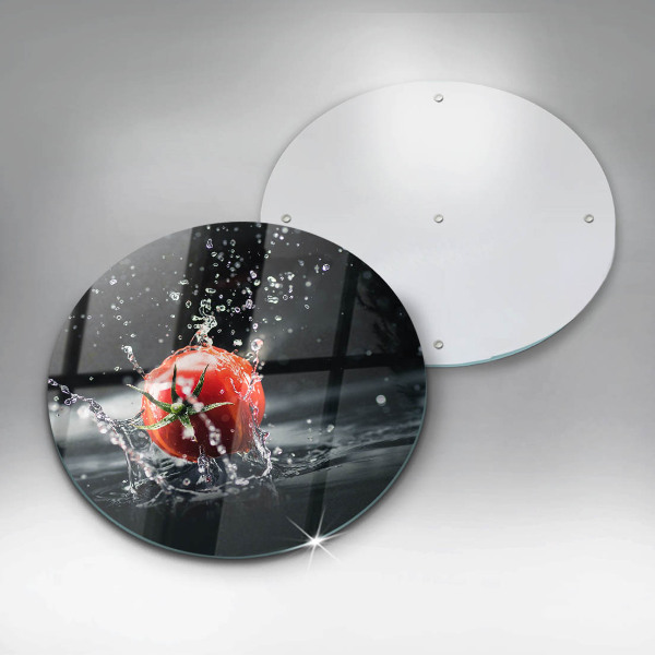 Skleněná deska do kuchyně Rajče ve vodě