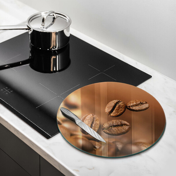 Skleněné krájecí prkénko Kávová zrna