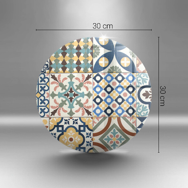 Skleněná deska do kuchyně Dekorativní dlaždice