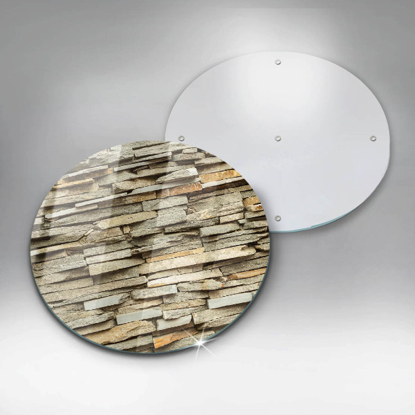 Skleněná deska do kuchyně Dekorativní kameny