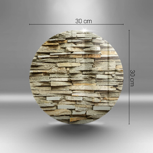 Skleněná deska do kuchyně Dekorativní kameny