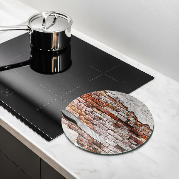 Skleněná deska do kuchyně Staré cihlové a betonové zdi