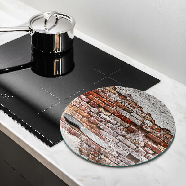 Skleněná deska do kuchyně Staré cihlové a betonové zdi