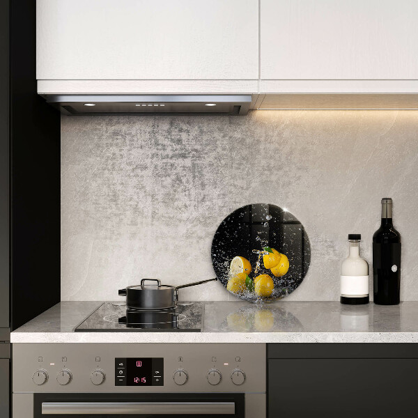 Skleněná deska do kuchyně Šťavnaté citronové ovoce