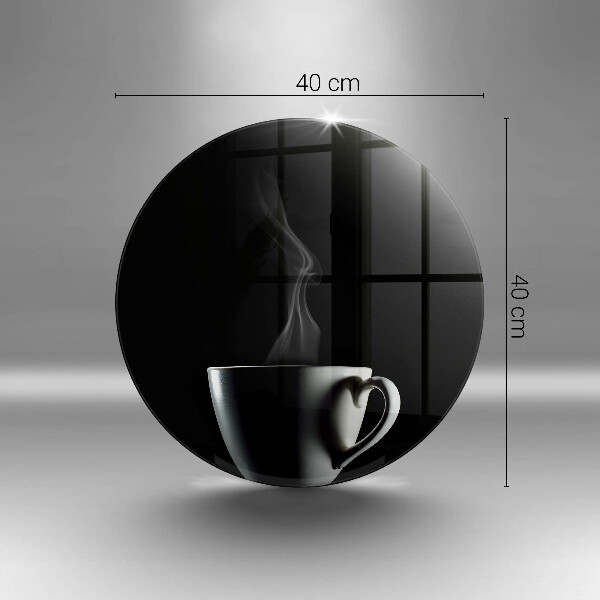 Skleněná deska do kuchyně Šálek čaje