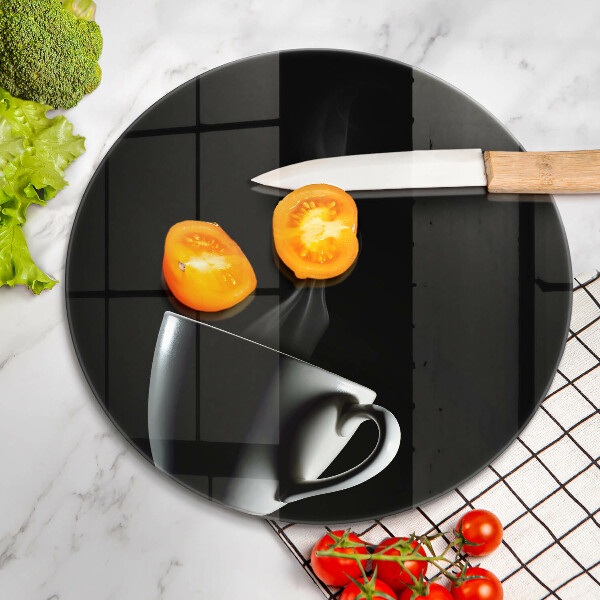 Skleněná deska do kuchyně Šálek čaje