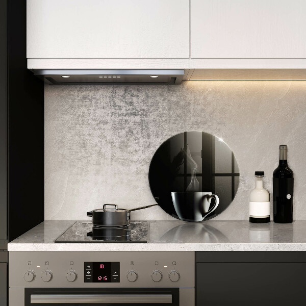 Skleněná deska do kuchyně Šálek čaje