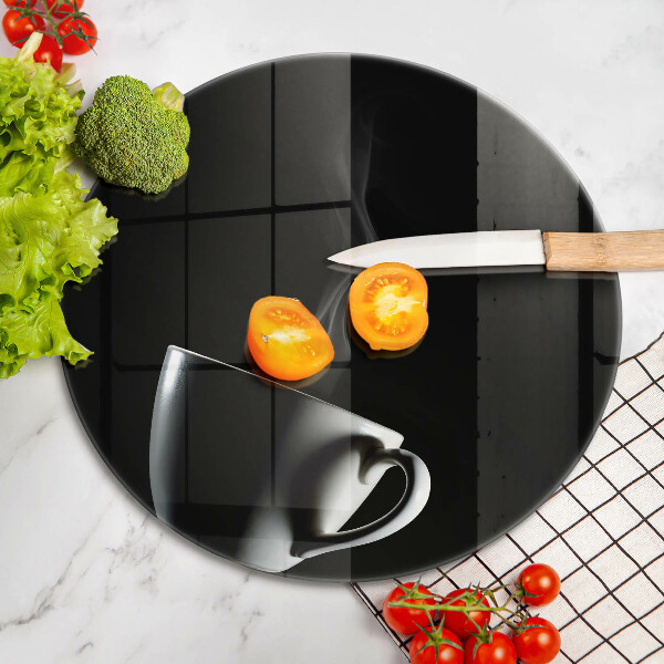 Skleněná deska do kuchyně Šálek čaje