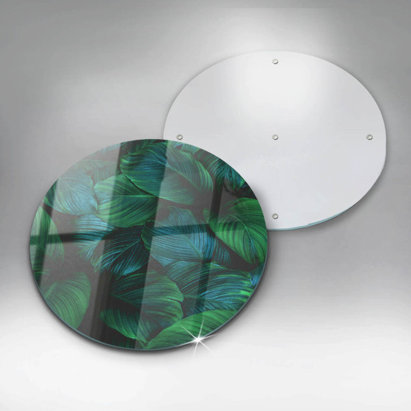 Skleněná deska do kuchyně Listy džungle