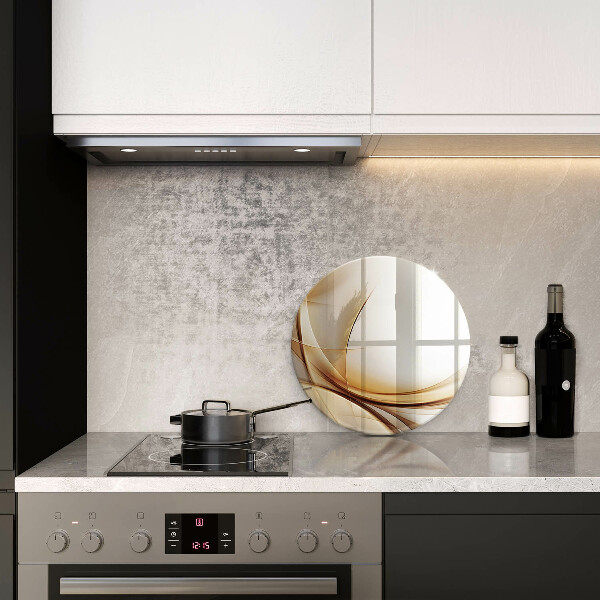 Skleněná deska do kuchyně Abstraktní tvary