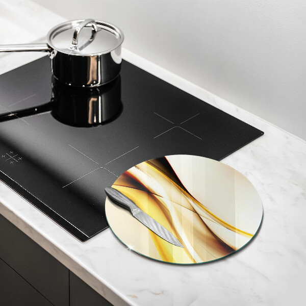 Skleněná deska do kuchyně Abstraktní kouřové čáry