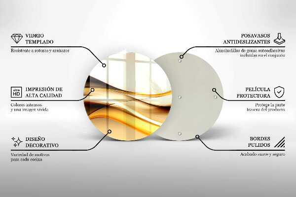 Skleněná deska do kuchyně Abstraktní kouřové čáry