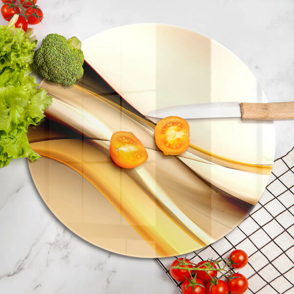 Skleněná deska do kuchyně Abstraktní kouřové čáry