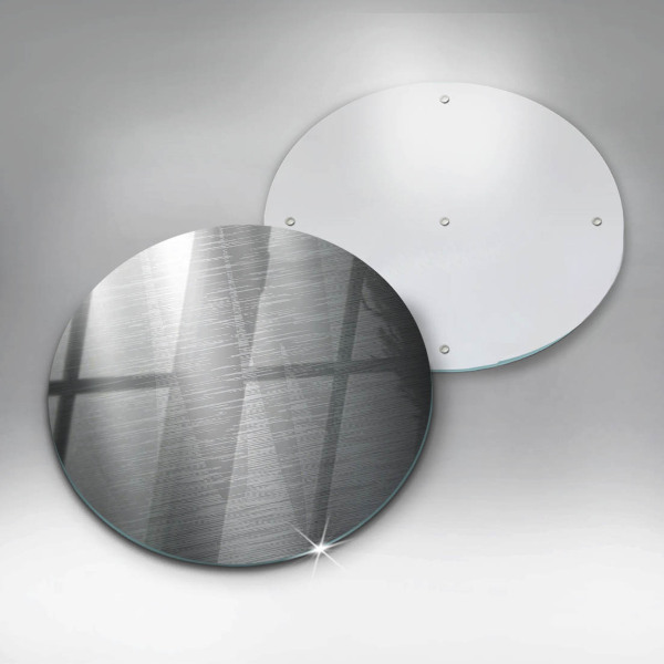 Skleněná deska do kuchyně Kovová textura