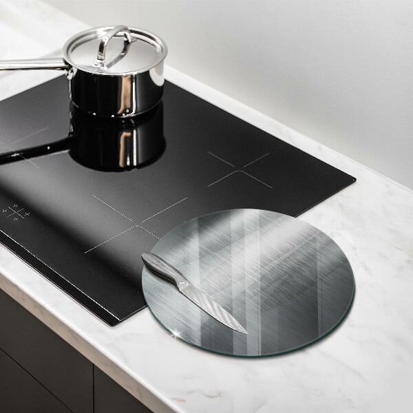 Skleněná deska do kuchyně Kovová textura