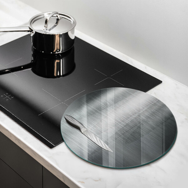 Skleněná deska do kuchyně Kovová textura