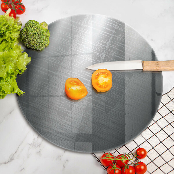 Skleněná deska do kuchyně Kovová textura