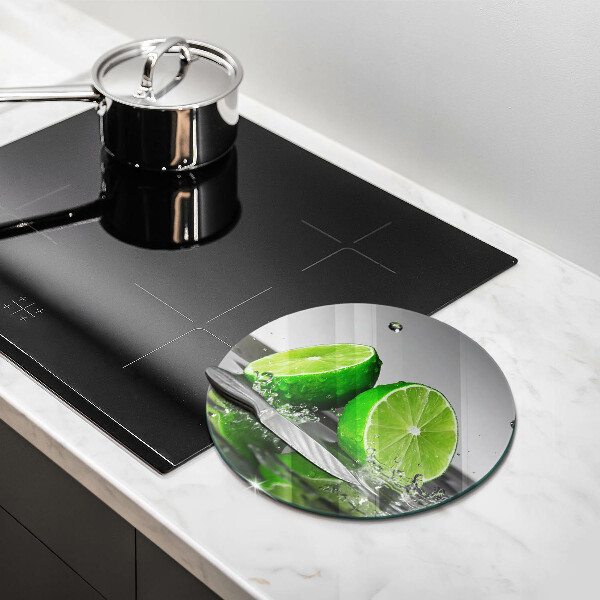 Skleněná deska do kuchyně Šťavnaté limetky a voda