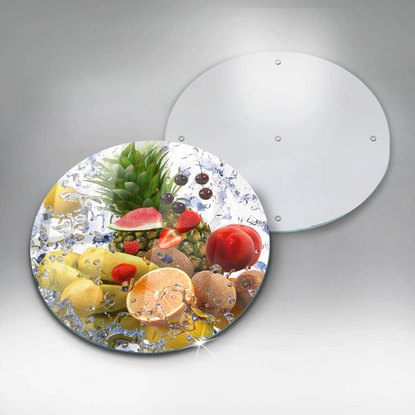 Skleněná deska do kuchyně Šťavnaté ovoce a voda