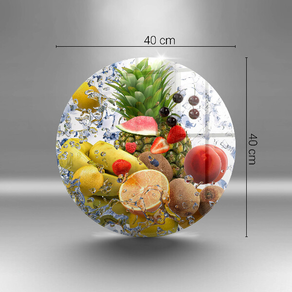 Skleněná deska do kuchyně Šťavnaté ovoce a voda