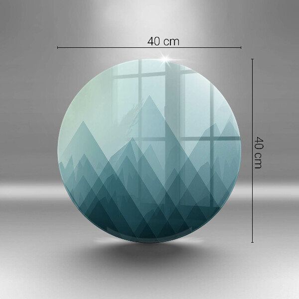 Skleněná deska do kuchyně Abstraktní hory