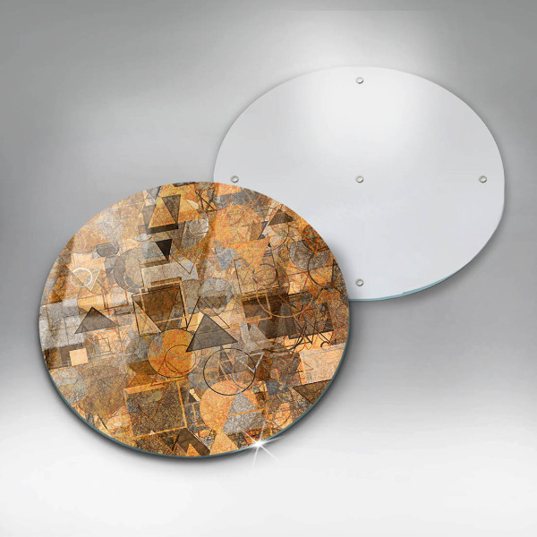 Skleněná deska do kuchyně Vzor bezešvé geometrických obrazců