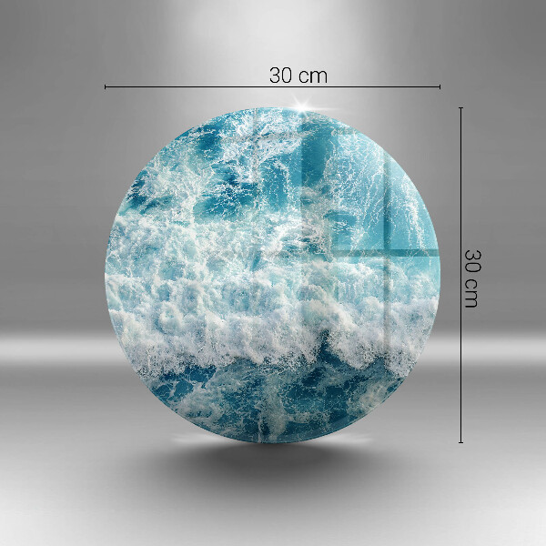 Skleněná deska do kuchyně Vlny mořské vody