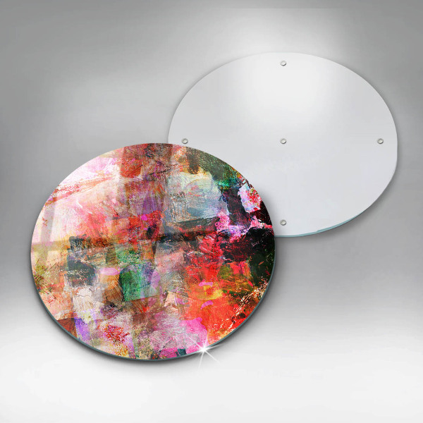 Skleněná deska do kuchyně Malování abstrakce