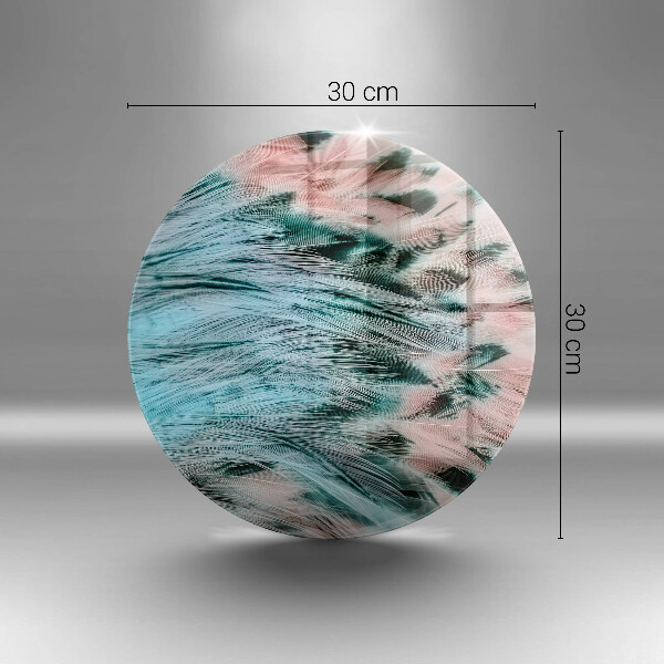 Skleněná deska do kuchyně Boho ptačí peří