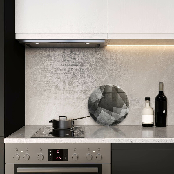 Skleněné krájecí prkénko Geometrické abstrakce