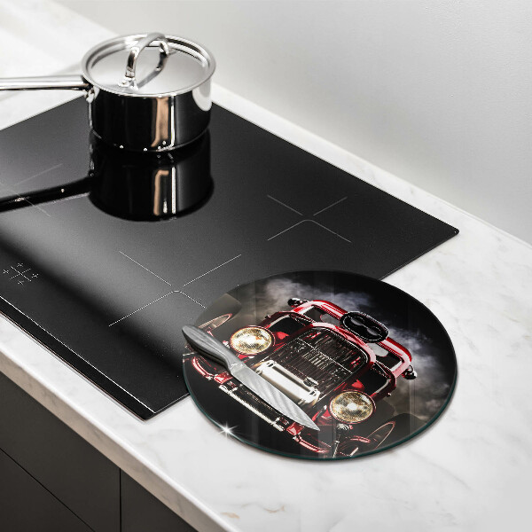 Skleněná deska do kuchyně Staré auto