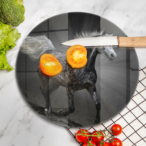 Skleněná deska do kuchyně Kůň cválající