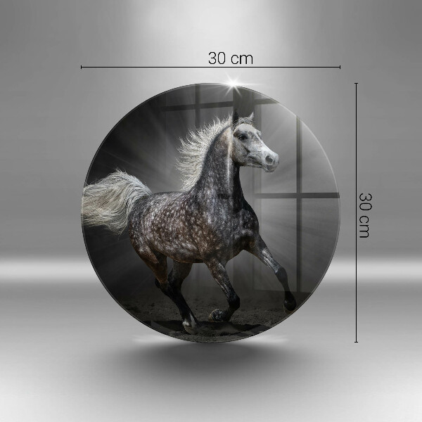 Skleněná deska do kuchyně Kůň cválající