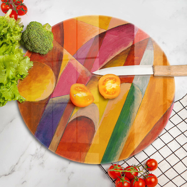 Skleněná deska do kuchyně Barevná abstrakce