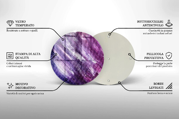 Skleněná deska do kuchyně Malování abstrakce