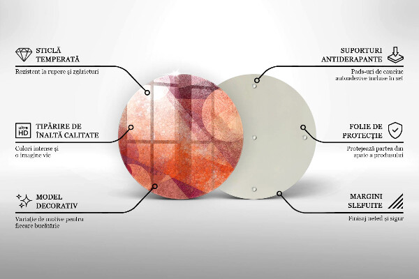 Skleněná deska do kuchyně Abstraktní umění