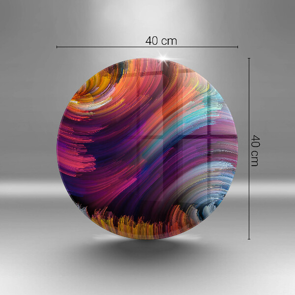 Skleněná deska do kuchyně Barevné melíry