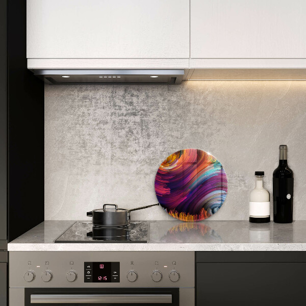 Skleněná deska do kuchyně Barevné melíry