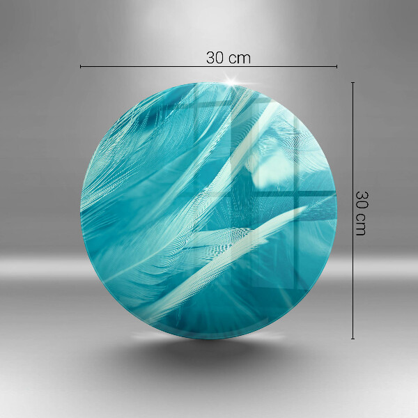 Skleněná deska do kuchyně Jemné peří