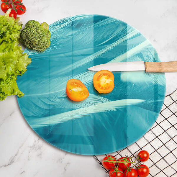 Skleněná deska do kuchyně Jemné peří