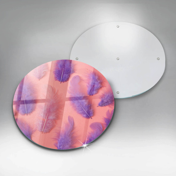 Krájecí prkénko skleněné Nadýchané peří