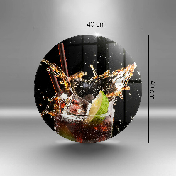 Skleněná deska do kuchyně Pijte s ledem