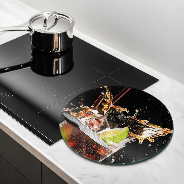 Skleněná deska do kuchyně Pijte s ledem