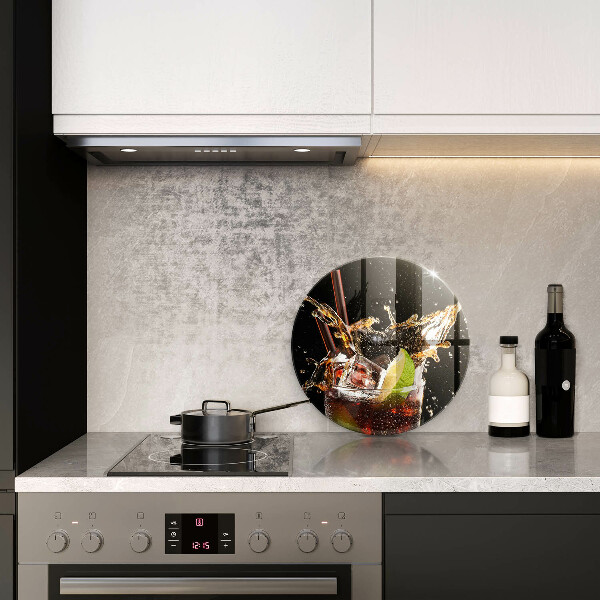 Skleněná deska do kuchyně Pijte s ledem