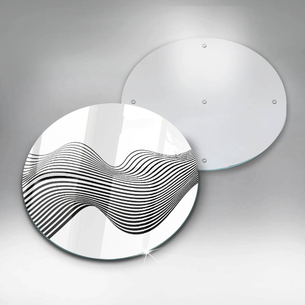 Skleněná deska do kuchyně Lineární abstrakce