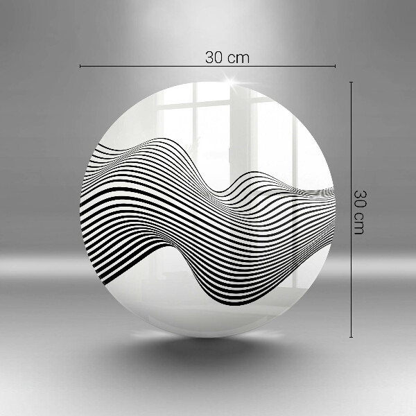 Skleněná deska do kuchyně Lineární abstrakce