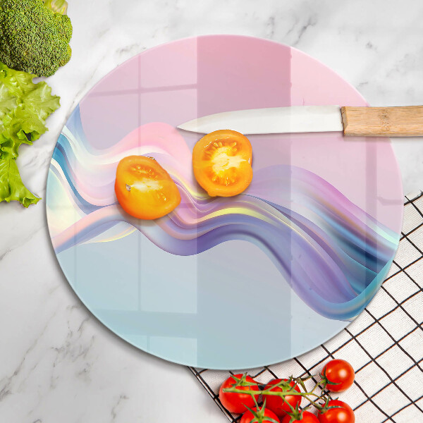 Skleněné krájecí prkénko Pastelové abstrakce
