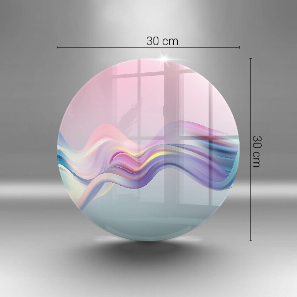 Skleněné krájecí prkénko Pastelové abstrakce