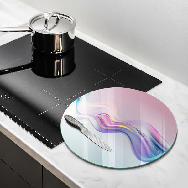 Skleněné krájecí prkénko Pastelové abstrakce